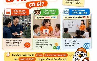 lớp tiếng Hoa cho trẻ em