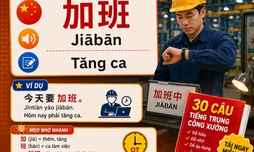 100 từ vựng tiếng Trung ngành nhựa