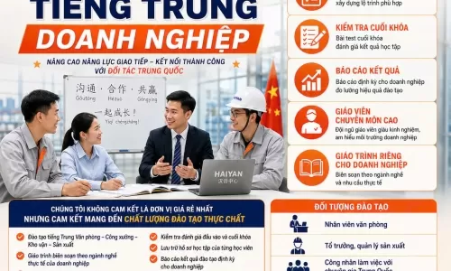 Học tiếng Trung giao tiếp Nhơn Trạch tại nhà