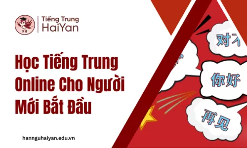 Học Tiếng Trung Online Cho Người Mới Bắt Đầu