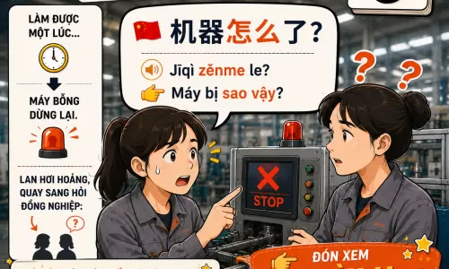 Hội thoại tiếng Trung trong nhà máy