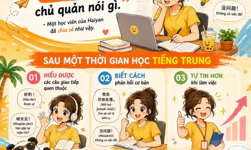 lớp tiếng Trung nhỏ ít học viên