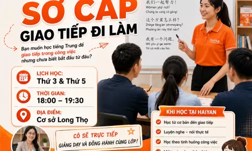 Tiếng Trung 1 kèm 1 cho người học yếu