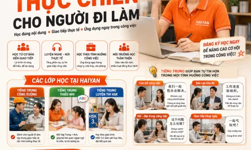 Tiếng Trung 1 kèm 1 học bài bản