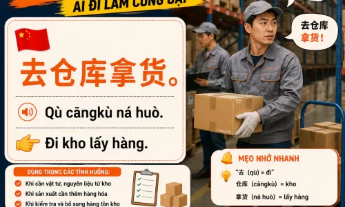 Tiếng Trung cho nhân viên mua hàng