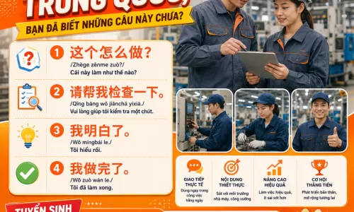 Tiếng Trung giao tiếp 1 kèm 1 cho dân văn phòng