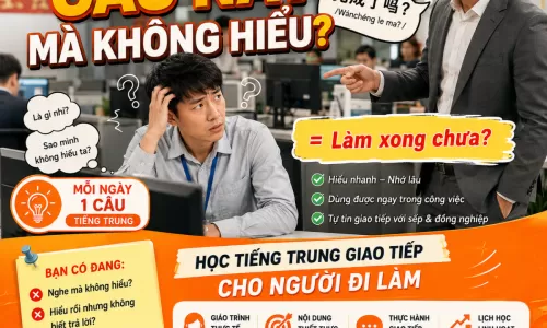 Tiếng Trung giao tiếp 1 kèm 1 luyện nói chuẩn