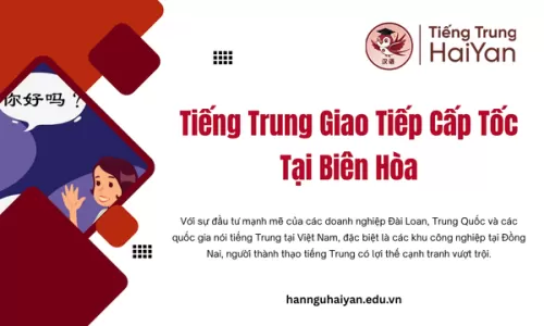 Tiếng Trung Giao Tiếp Cấp Tốc Tại Biên Hòa
