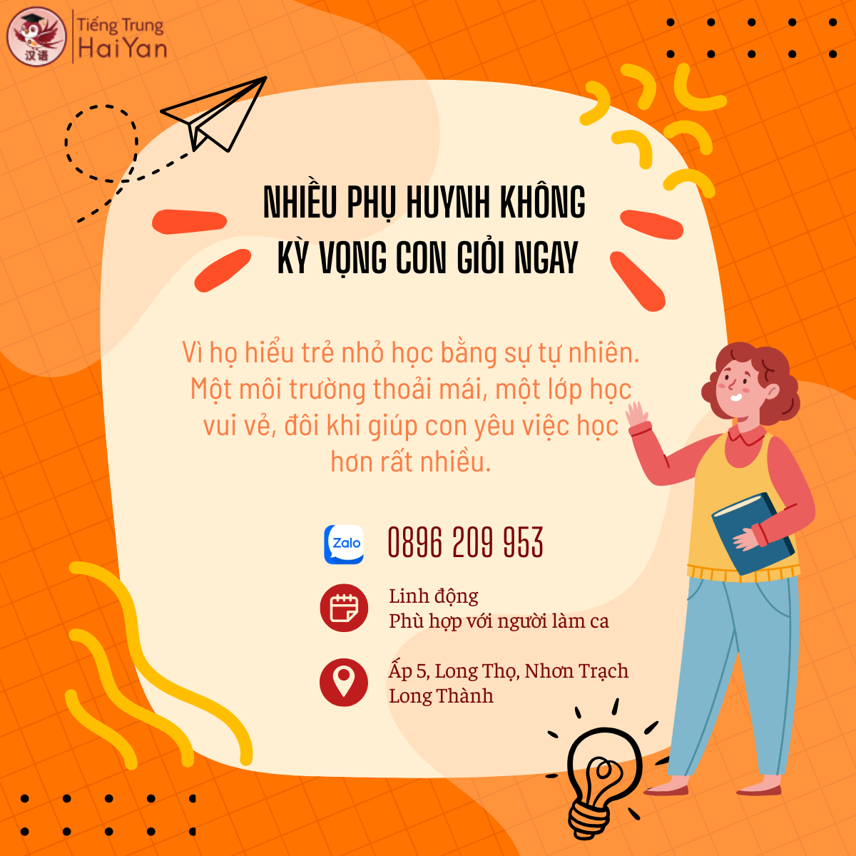 Hán ngữ online có giáo viên hướng dẫn