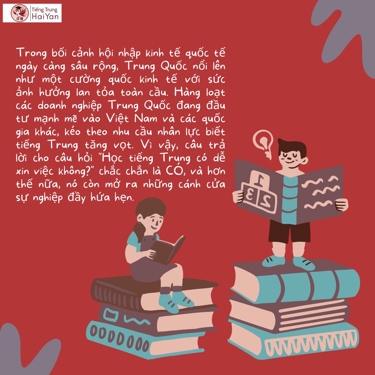 Học tiếng Trung có dễ xin việc không