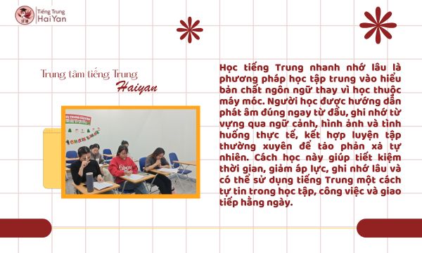 Học tiếng Trung giao tiếp Long Thành nhanh nhớ lâu