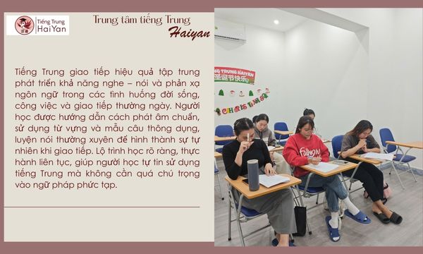 Học tiếng Trung giao tiếp tại Biên Hòa hiệu quả