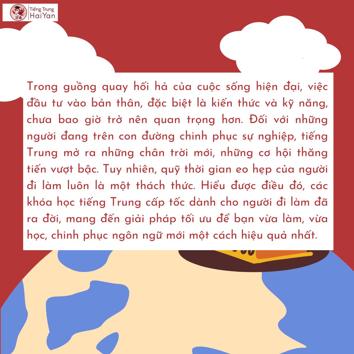 khóa học tiếng Trung cấp tốc cho người đi làm