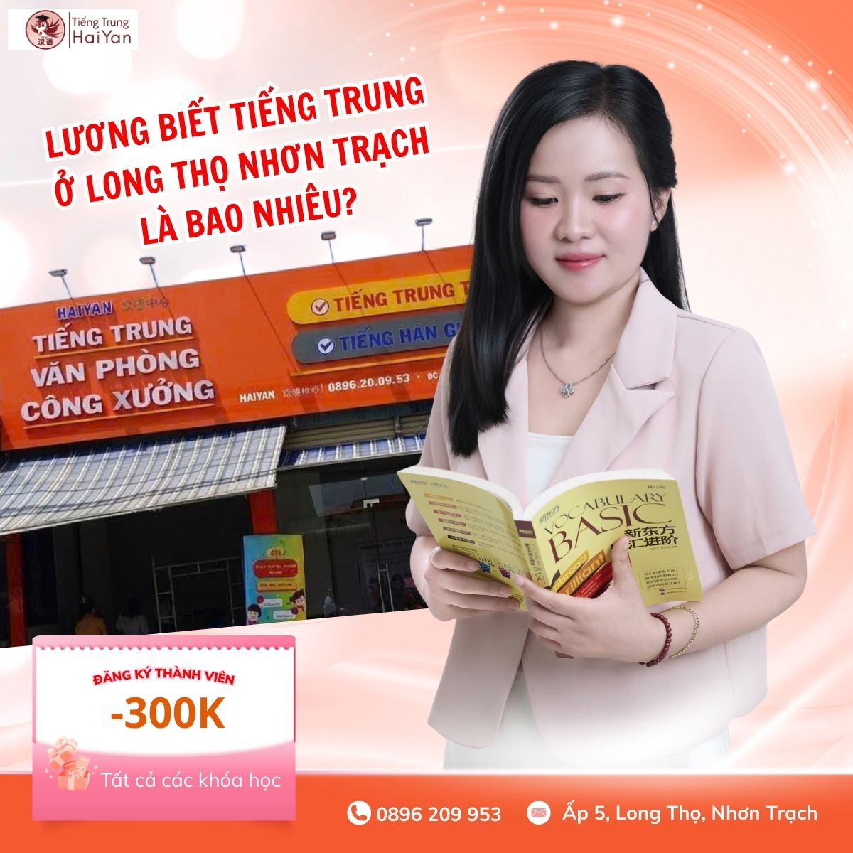 khóa học tiếng Trung giao tiếp cho nhân viên khu công nghiệp