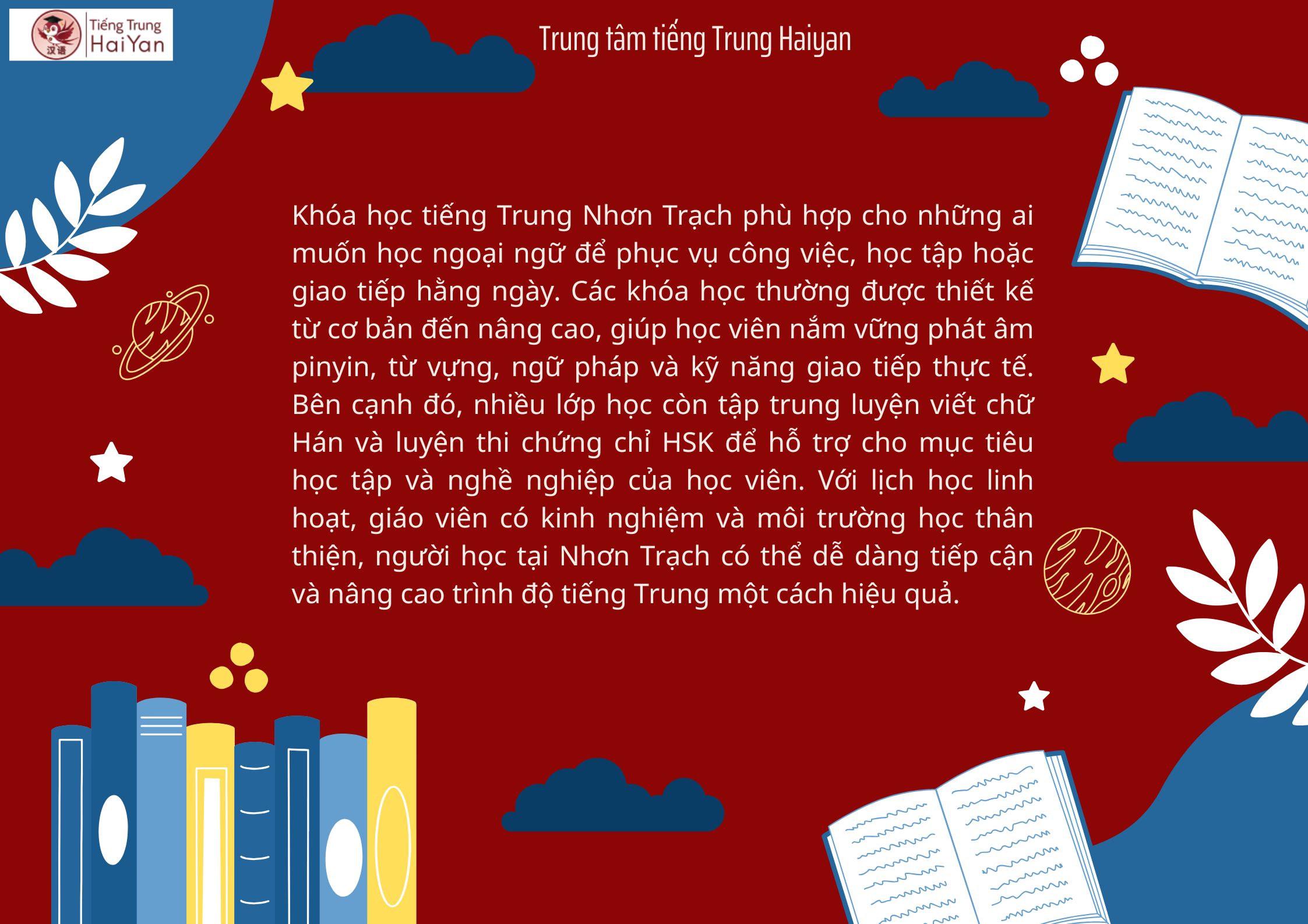 Khóa học tiếng Trung Nhơn Trạch