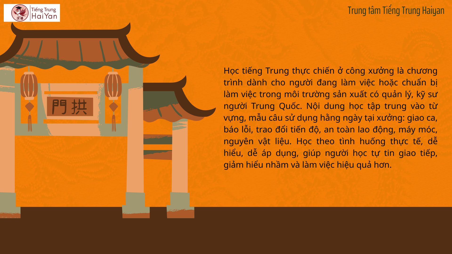 Khóa thực chiến công xưởng 14 ngày