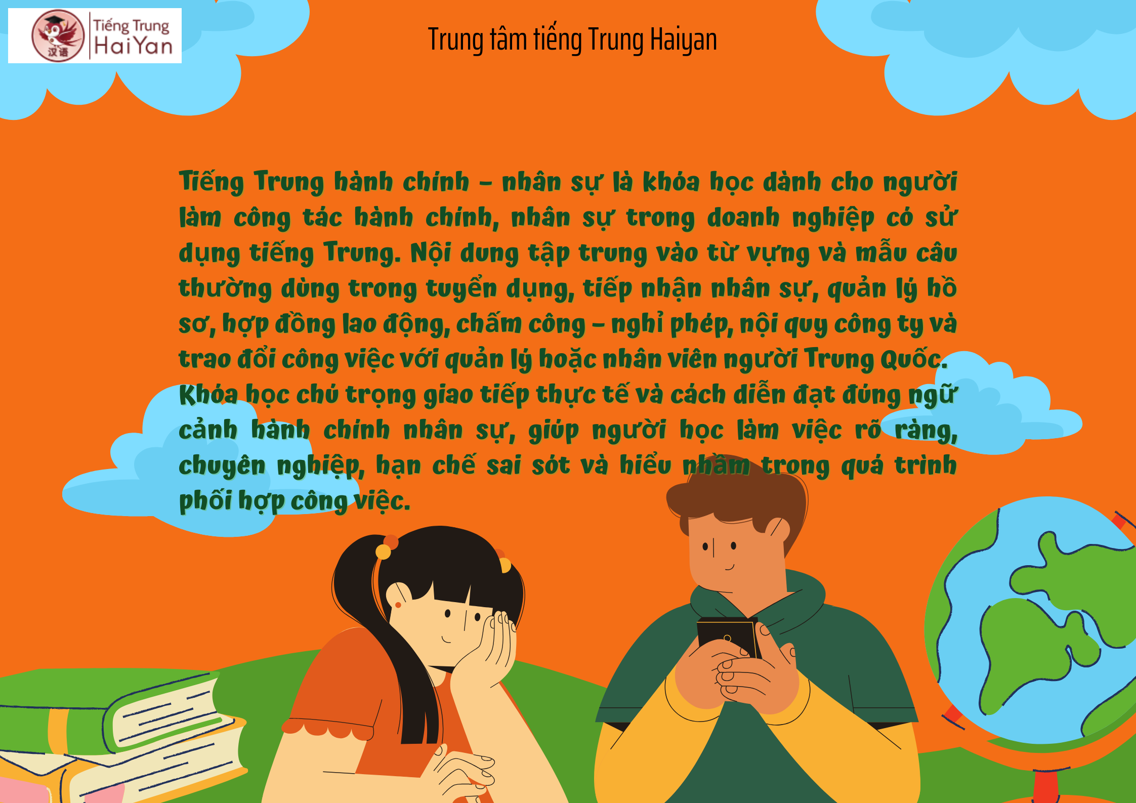 Khóa tiếng trung hành chính nhân sự
