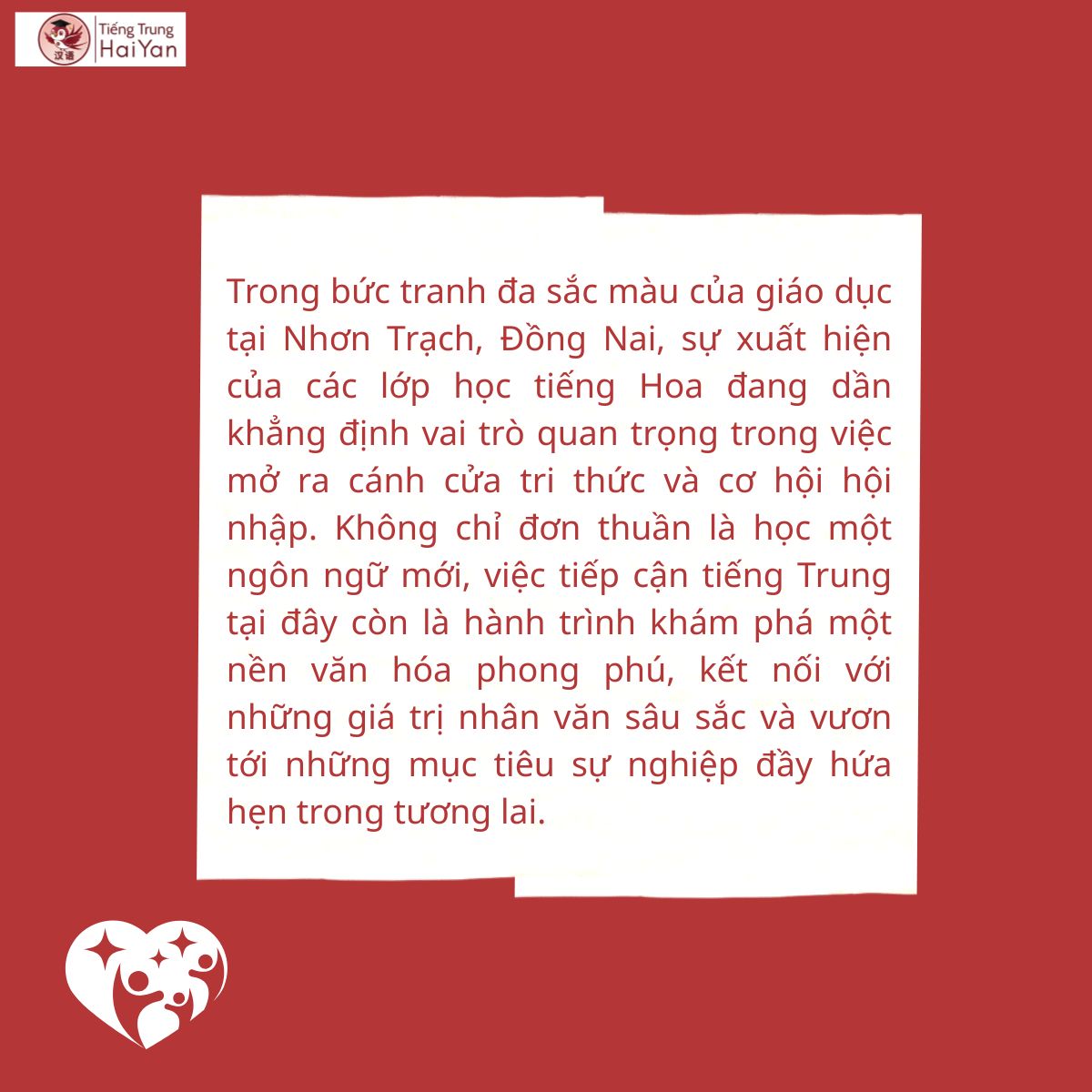 Lớp tiếng Hoa Nhơn Trạch Đồng Nai