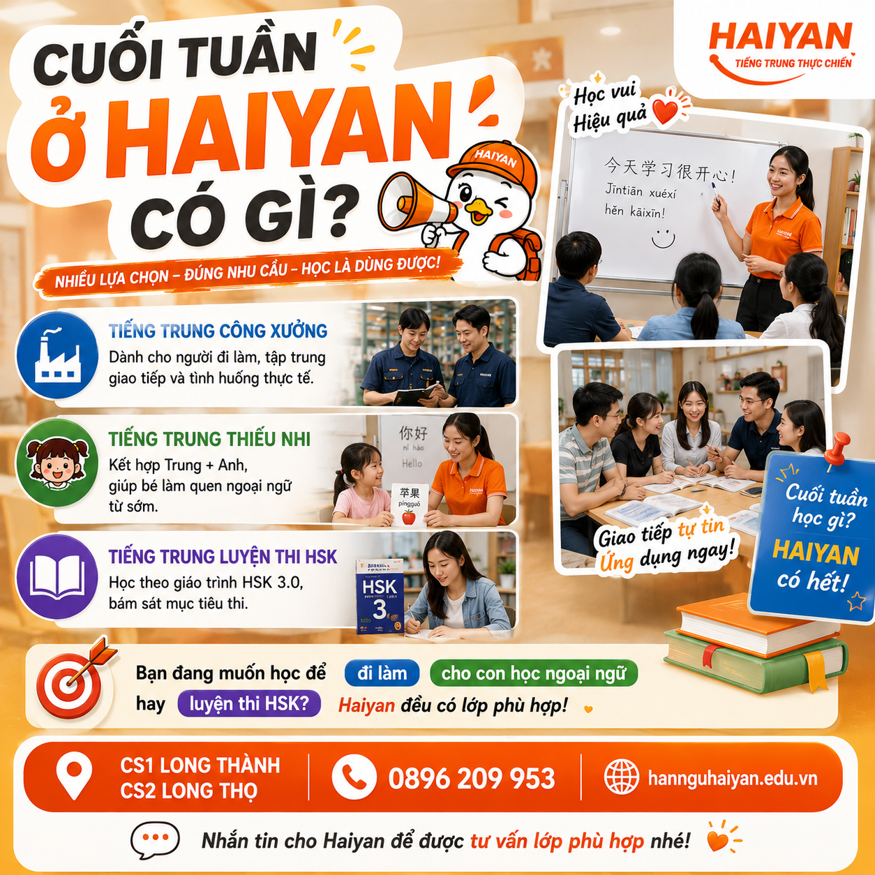 lớp tiếng Trung thiếu nhi tại Nhơn Trạch