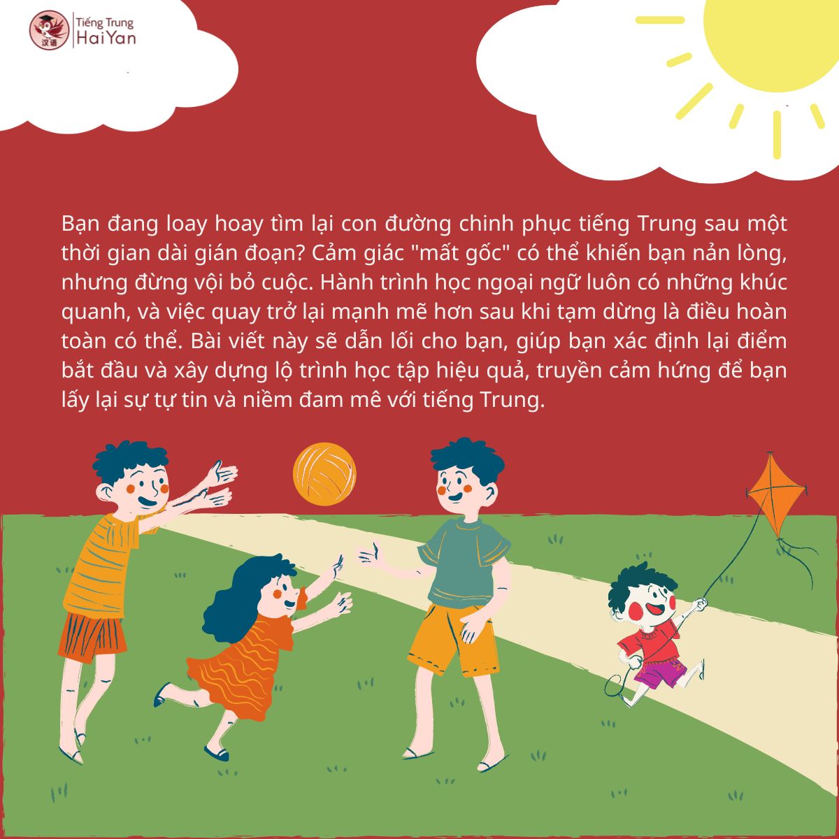 Mất gốc tiếng Trung phải học lại từ đâu