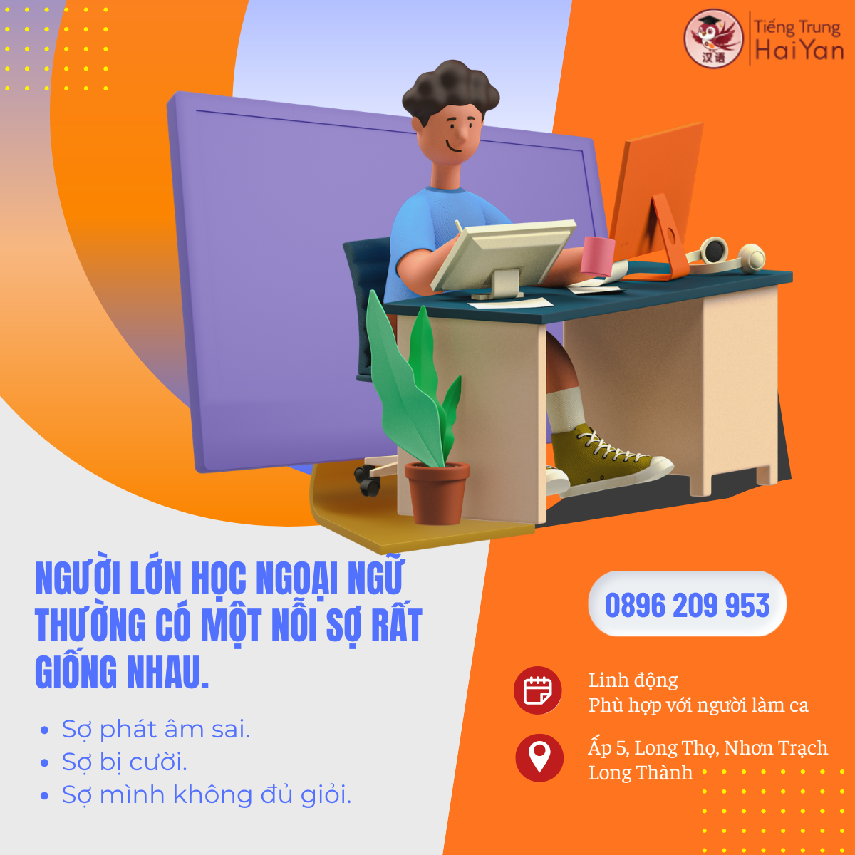 Tiếng Trung 1 kèm 1 cho người học chậm