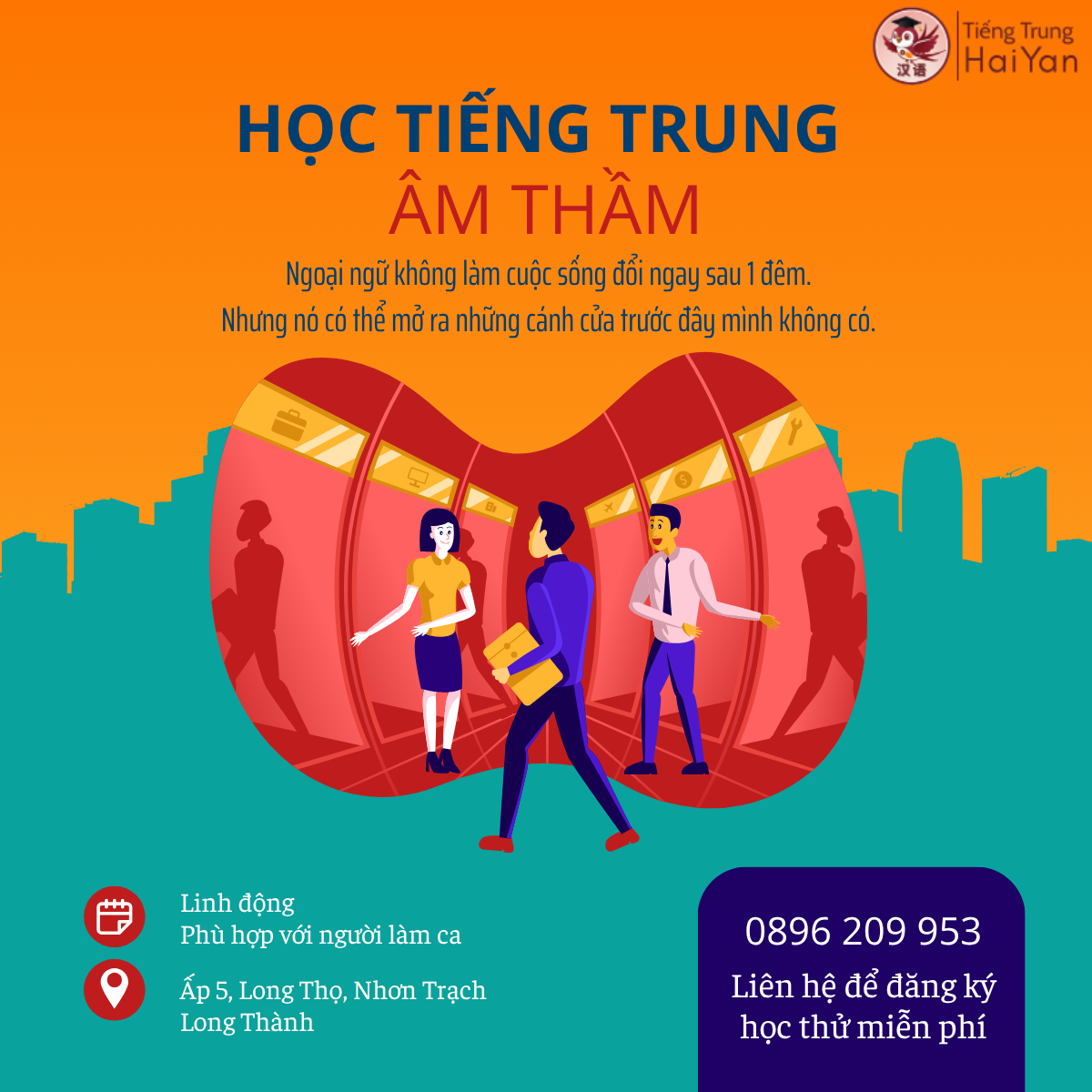 Tiếng Trung 1 kèm 1 cho người lớn