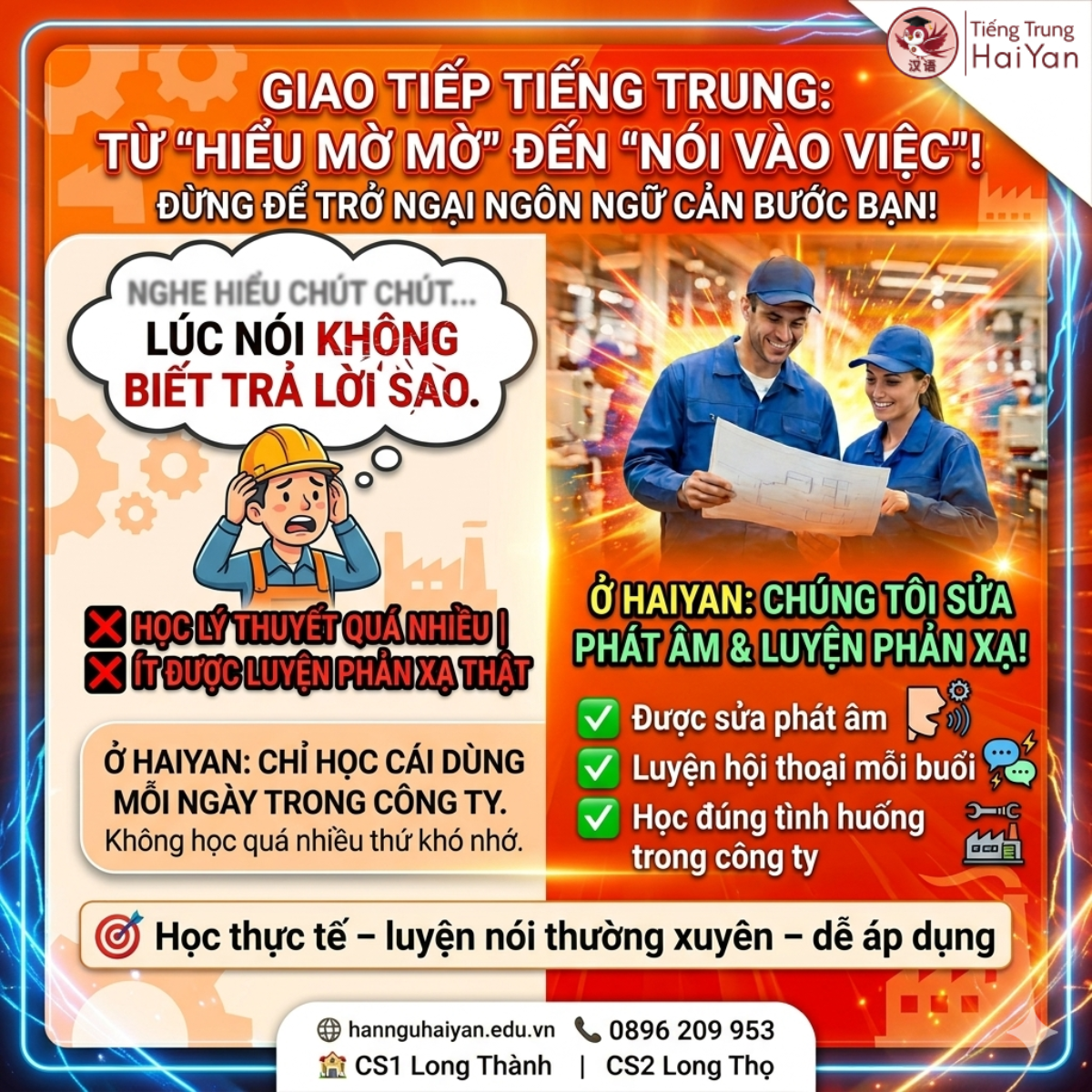 Tiếng Trung 1 kèm 1 giao tiếp công việc