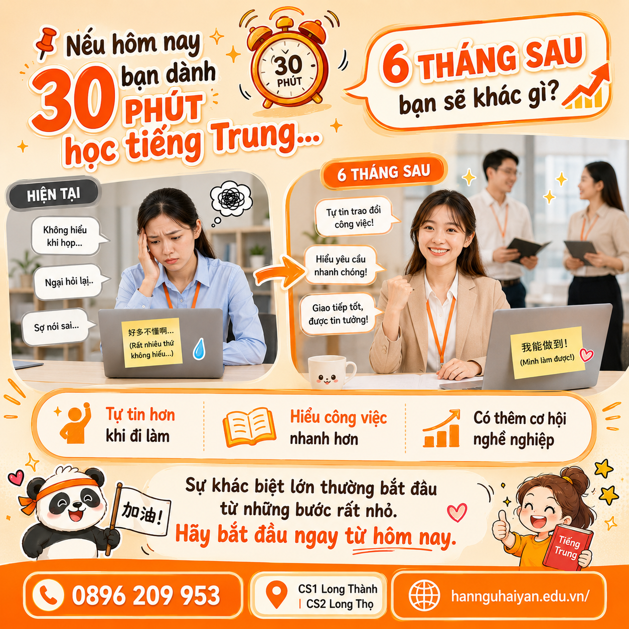 Tiếng Trung 1 kèm 1 học nhanh