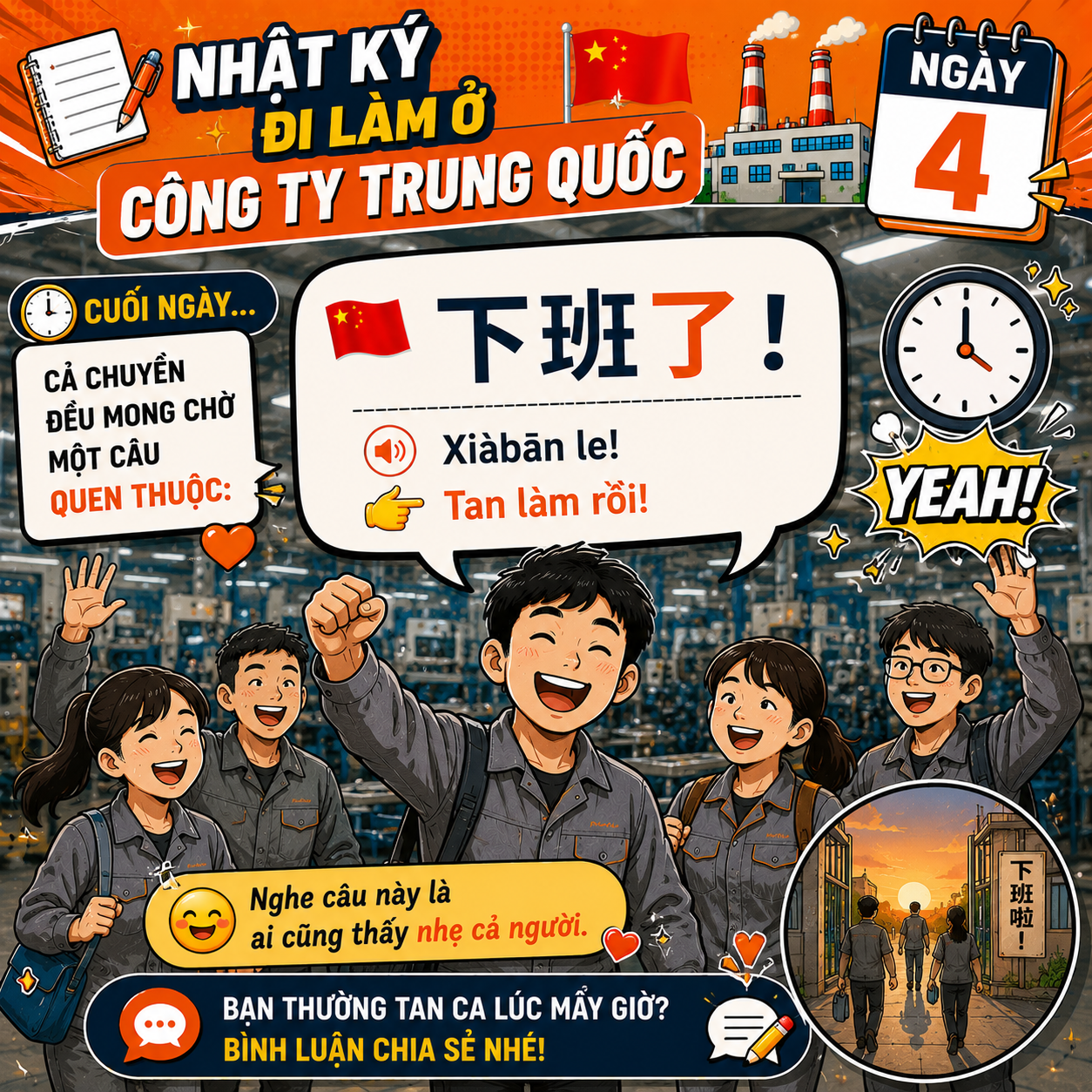 Tiếng Trung cho trưởng ca