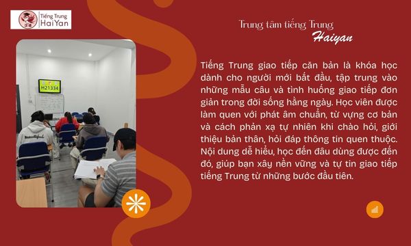 Tiếng Trung giao tiếp căn bản