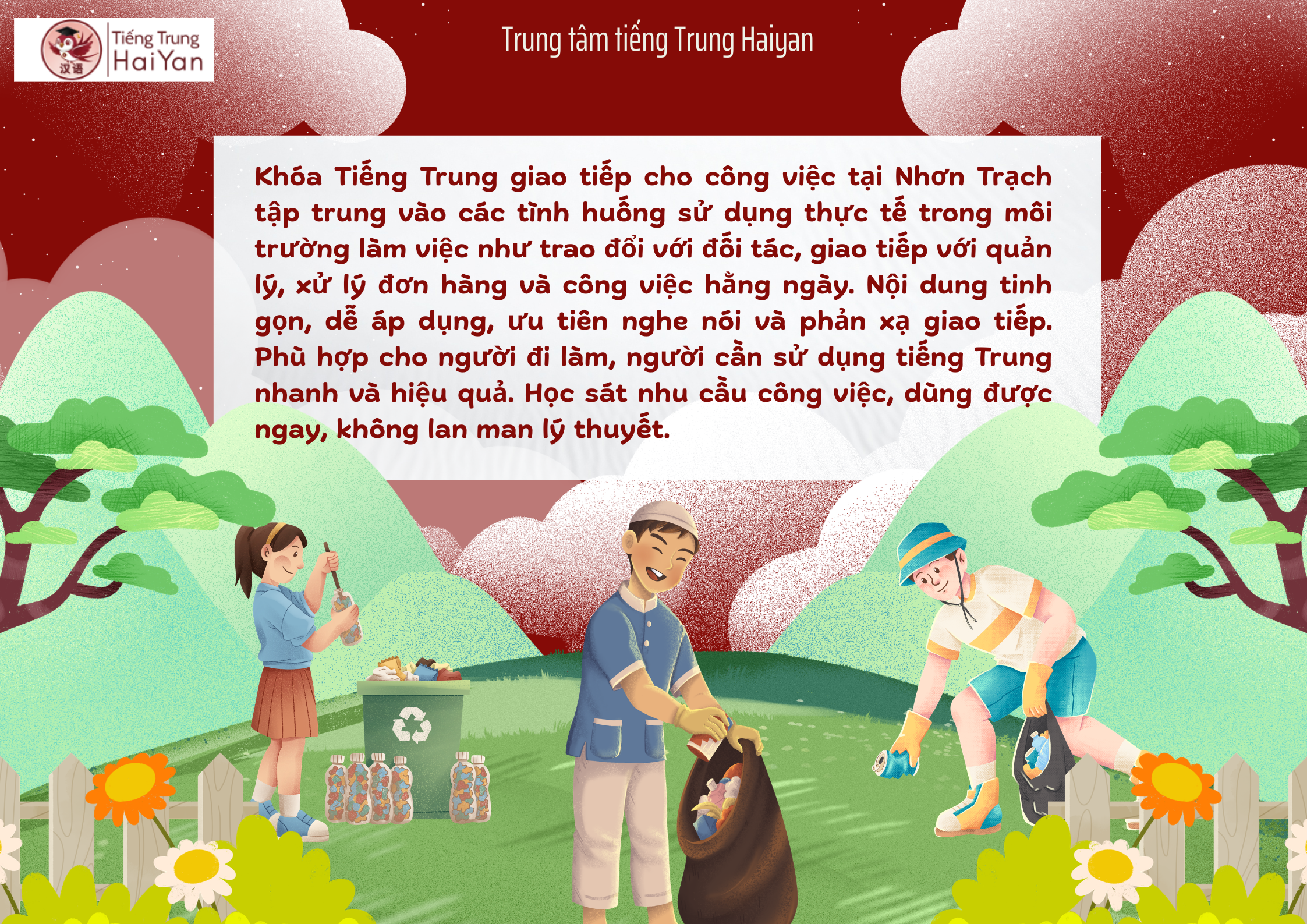 Tiếng Trung giao tiếp cho công việc tại Nhơn Trạch