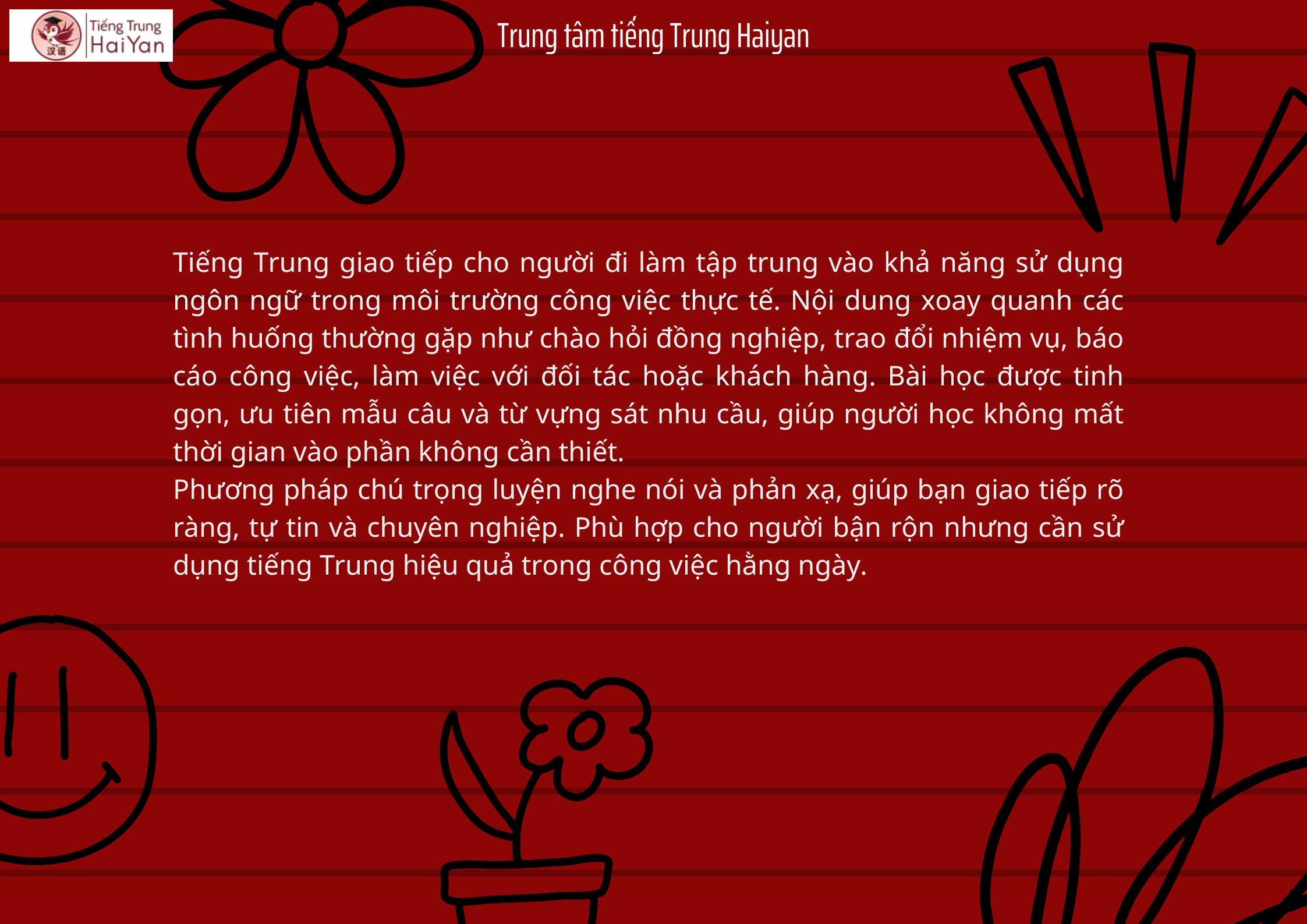 Tiếng Trung giao tiếp cho người đi làm