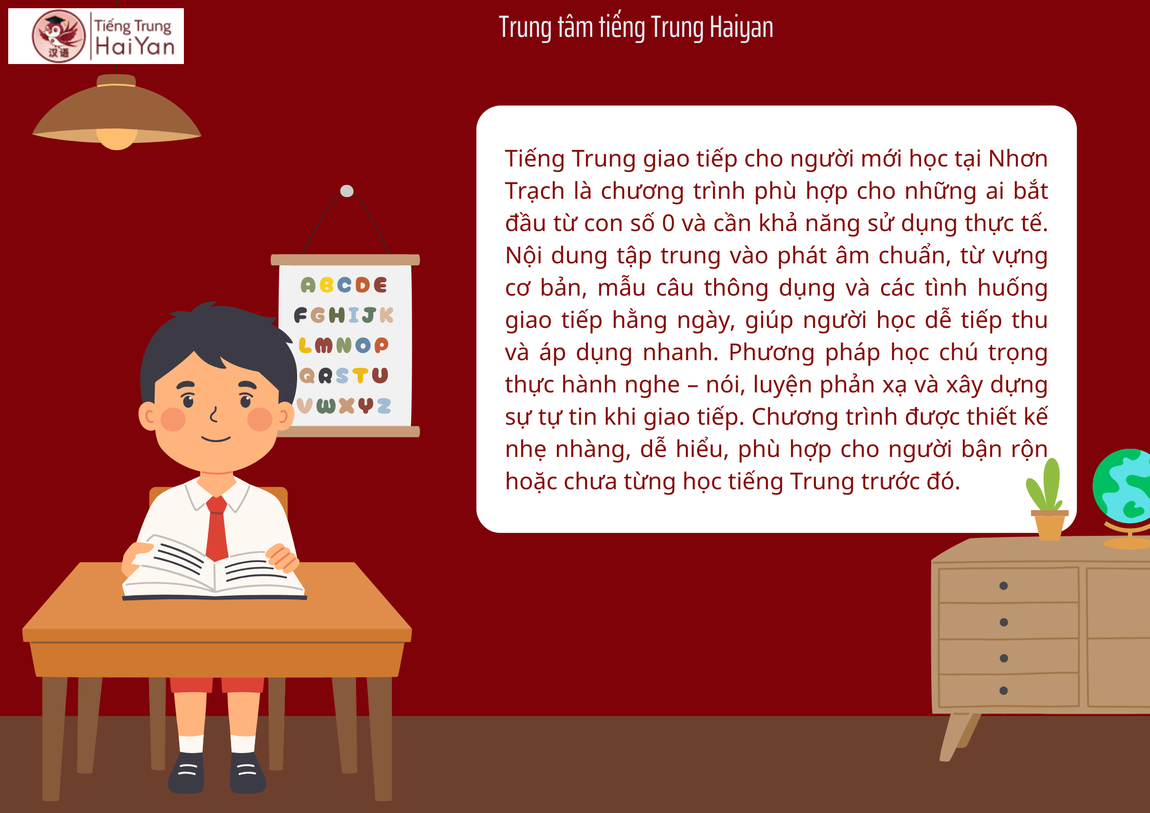 Tiếng Trung giao tiếp cho người mới học tại Nhơn Trạch