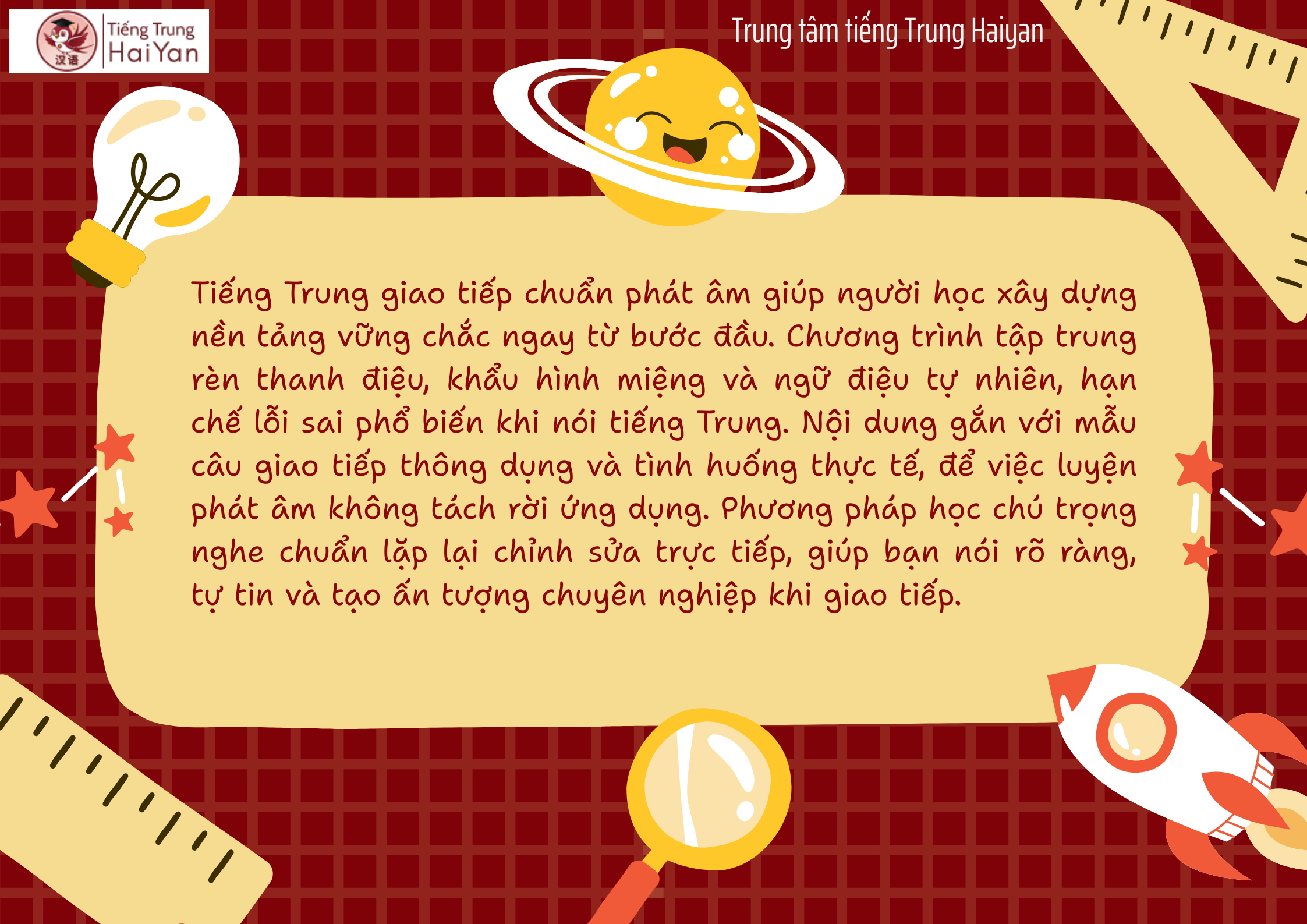 Tiếng Trung giao tiếp chuẩn phát âm