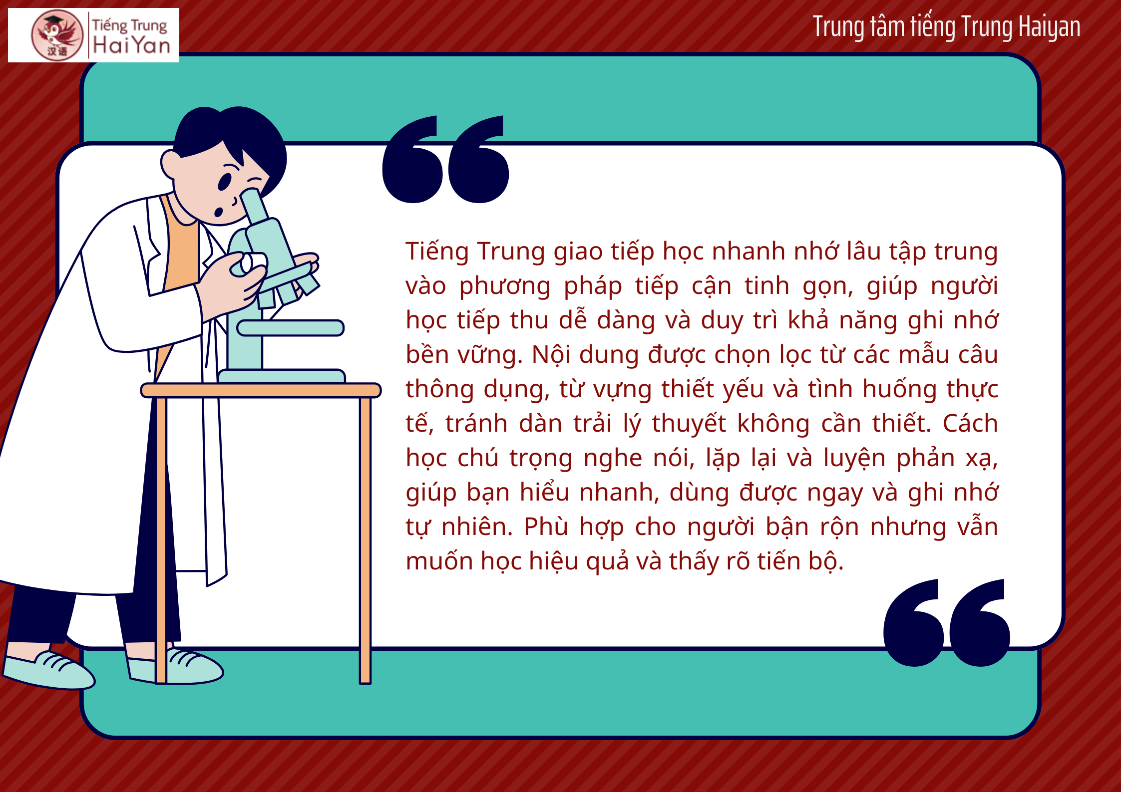 Tiếng Trung giao tiếp học nhanh nhớ lâu