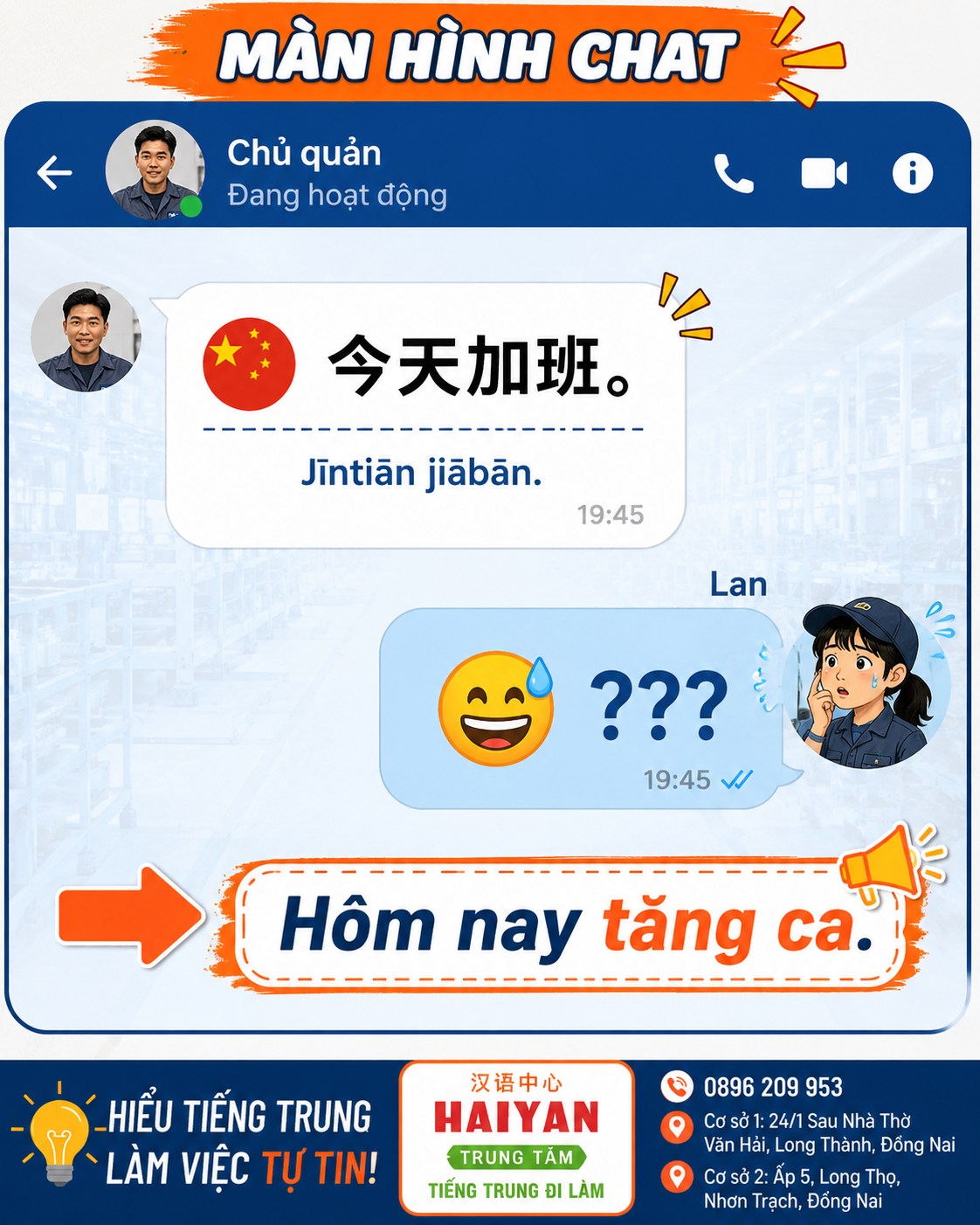 Tiếng Trung máy dập