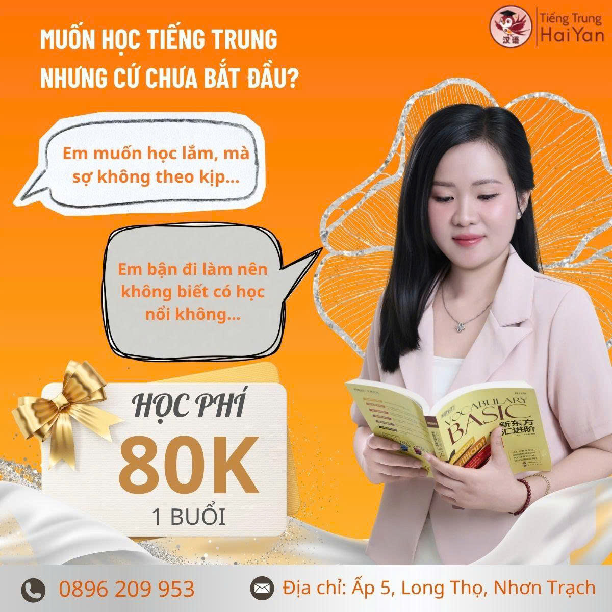 trung tâm đào tạo tiếng Trung cho công ty tại Long Thọ Nhơn Trạch Đồng Nai