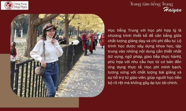 Trung tâm tiếng Trung Biên Hòa học phí hợp lý