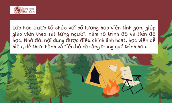 Trung tâm tiếng Trung Long Thành lớp ít học viên