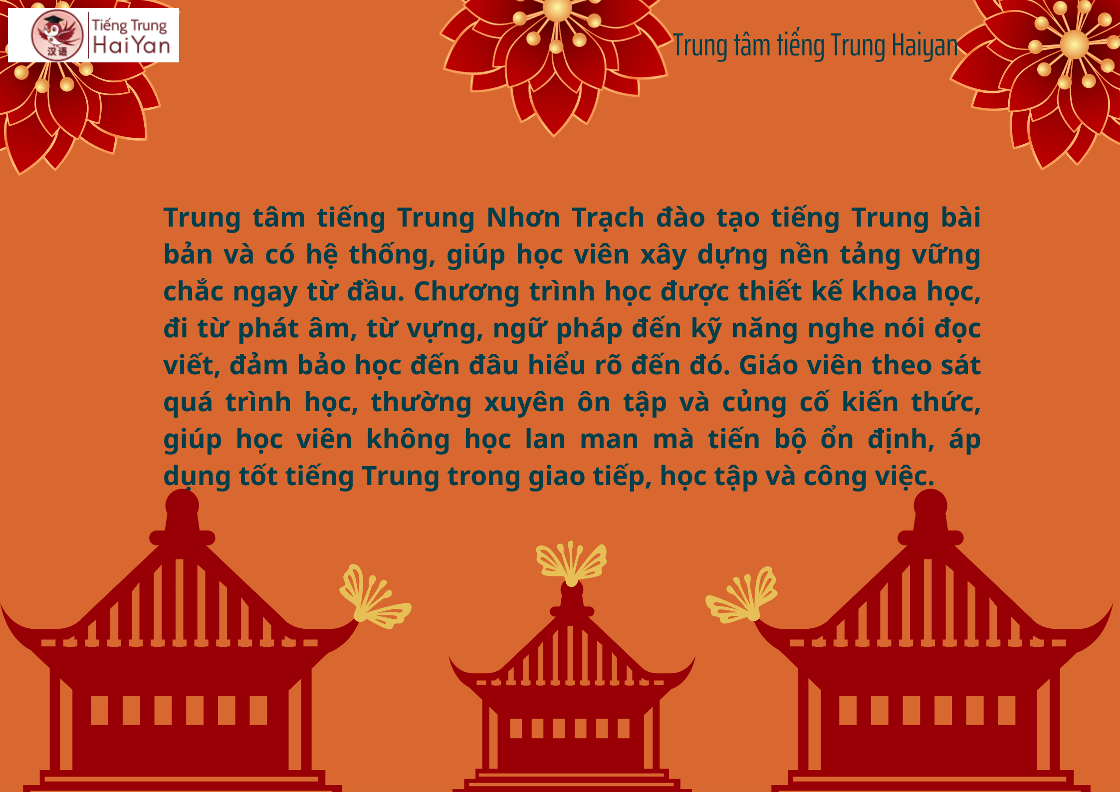 Trung tâm tiếng Trung Nhơn Trạch đào tạo bài bản