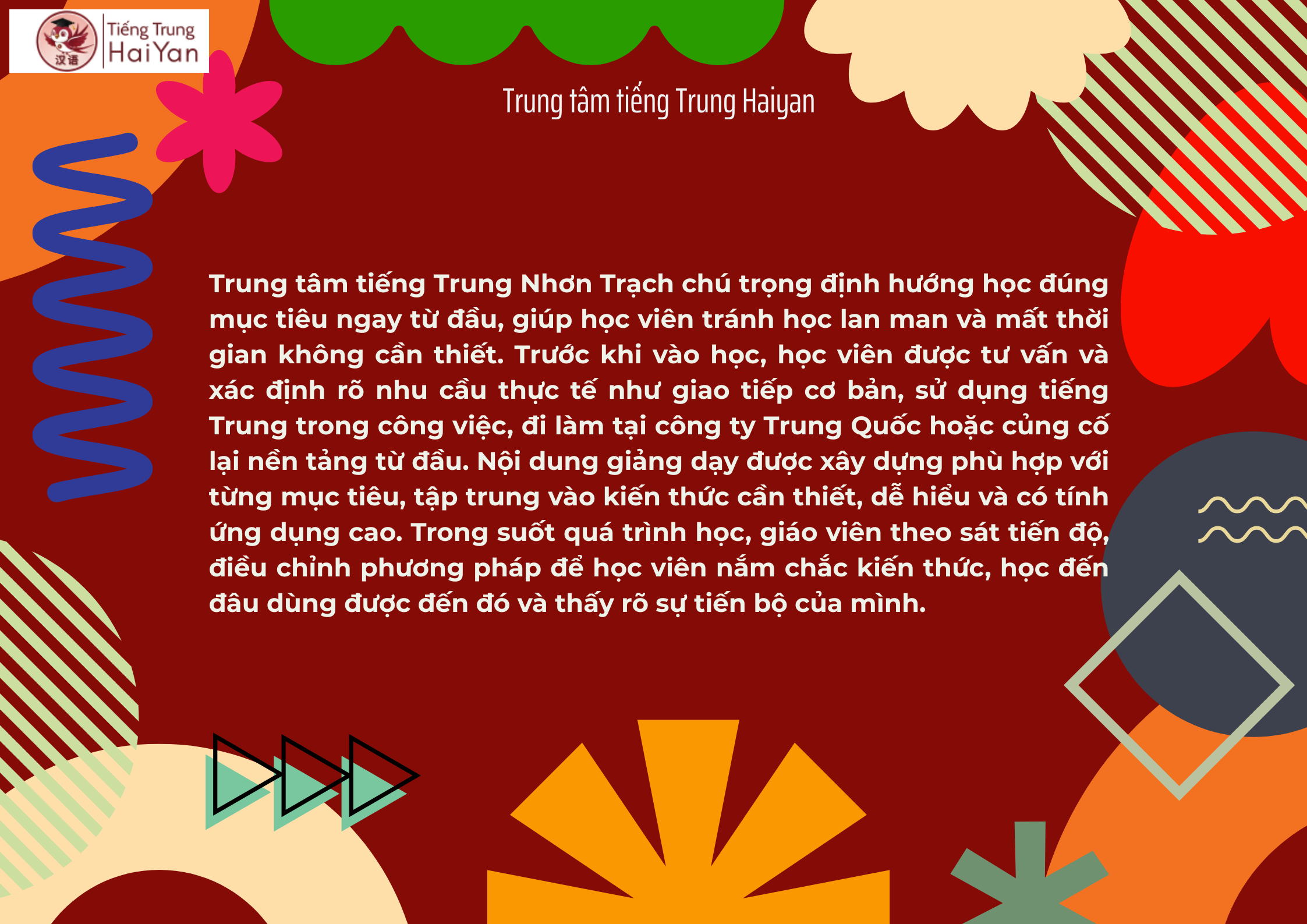 Trung tâm tiếng Trung Nhơn Trạch nên học ở đâu